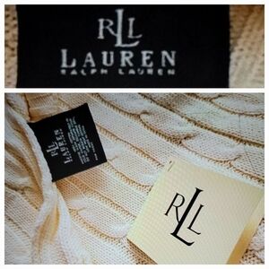 Ralph Lauren Cable THROW / NEW